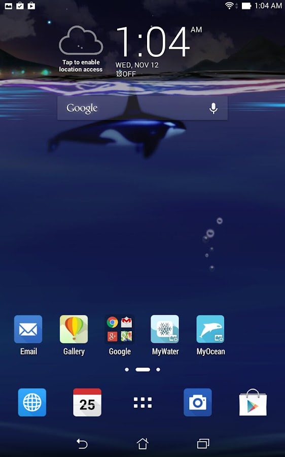 Asus Liveocean Live Wallpaper Android Apps On Google Play
