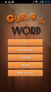How to download Guess The Word: Puzzle Game patch 1.0 apk for laptop
