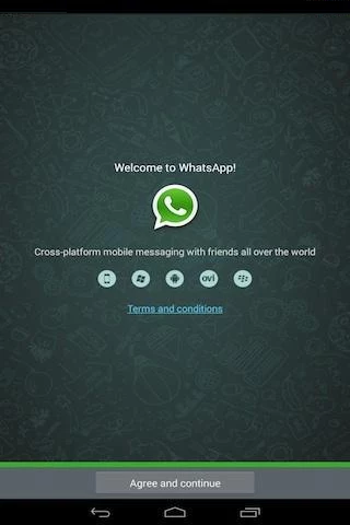 在平板電腦上安裝WhatsApp