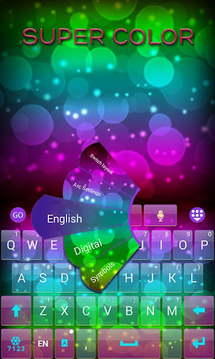 【免費個人化App】super color go keyboard Theme-APP點子