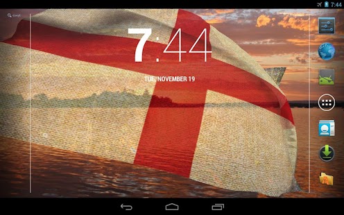 3D England Flag Live Wallpaper Screenshots 0