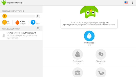  Angielski za darmo z Duolingo – miniaturka zrzutu ekranu  