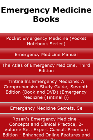 Emergency Medicine Books