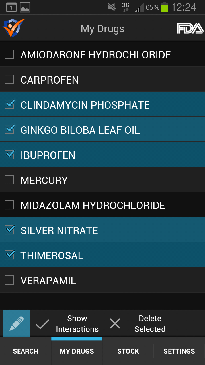 DrugGuard - NDC FDA Screen 3