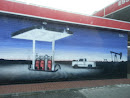 Tankstellen Mural