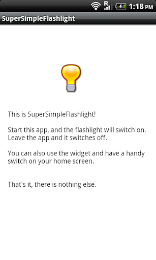 Super Simple Flashlight