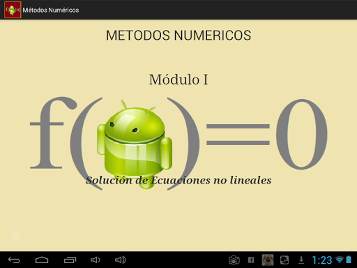 Métodos Numéricos Módulo I