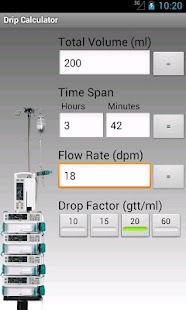 Drip Rate Calculator Screenshots 1