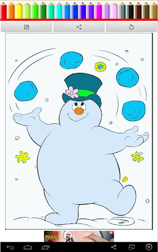 Coloring Book My Snowman