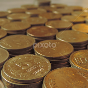 coins macro by Dhritiman Chakraborty - Artistic Objects Business Objects