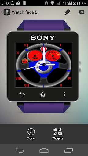 Car Watchface Smartwatch2