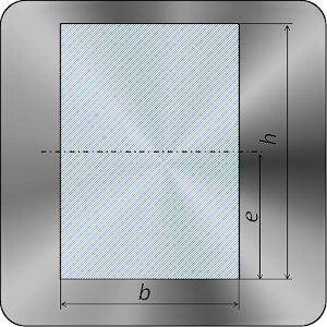 Cross-section performance logo