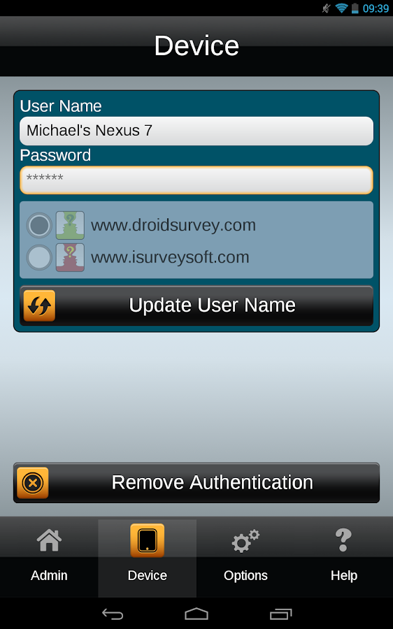    droid Survey Offline Forms- screenshot  