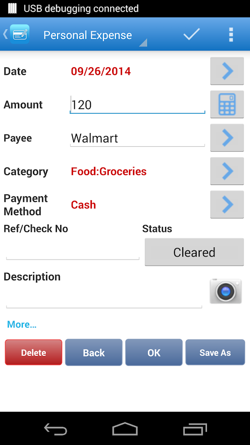 Expense Manager - screenshot