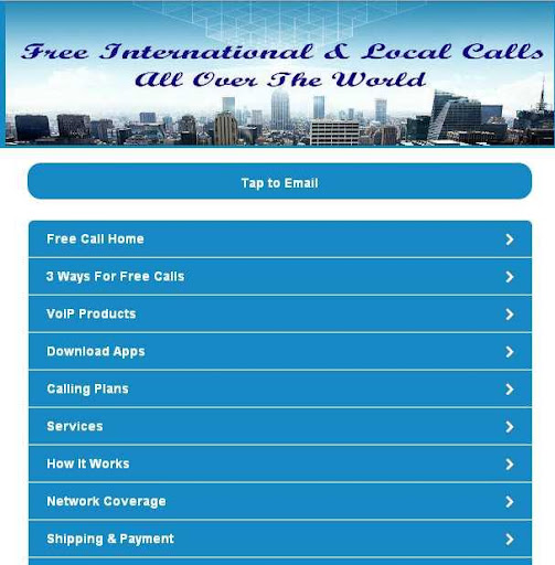 FreeCall Mobile App