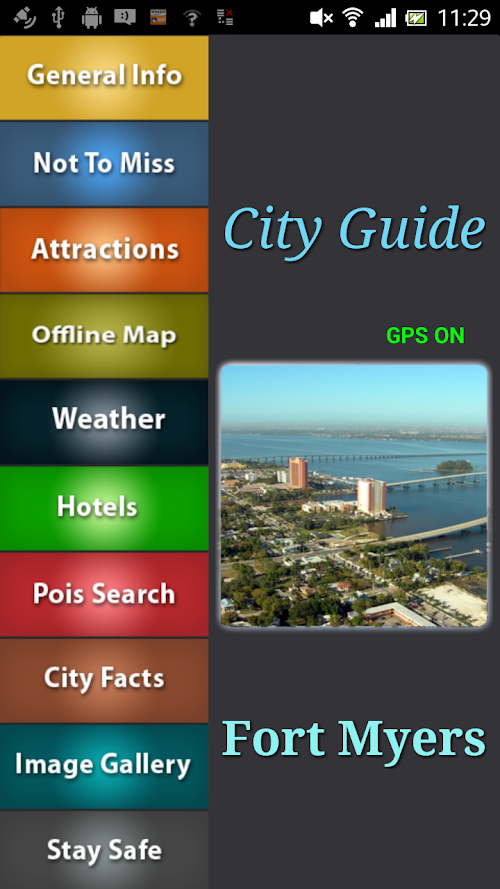 Android application Fort Myers Offline Guide screenshort