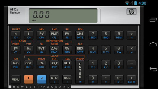 HP 12C Platinum Calculator