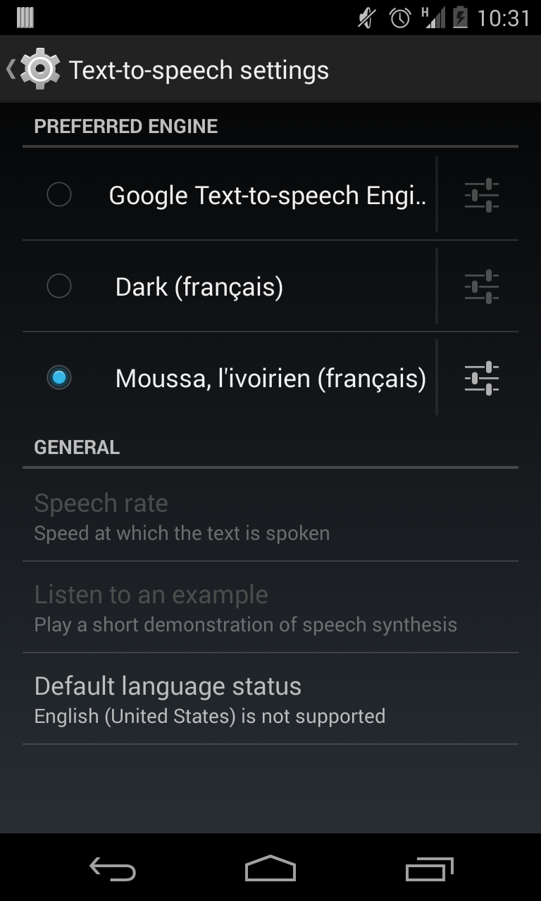 Moussa, the Ivorian voice (Fr) Screen 3