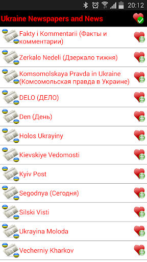 Ukraine Newspapers and News