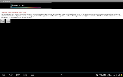 【免費書籍App】CRPF Act of India-APP點子