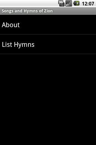 Songs and Hymns of Zion Screen 3