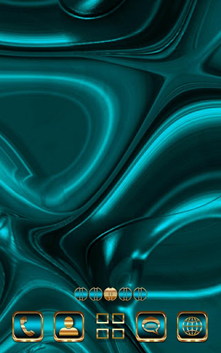 Abstract Turquoise Go Launcher