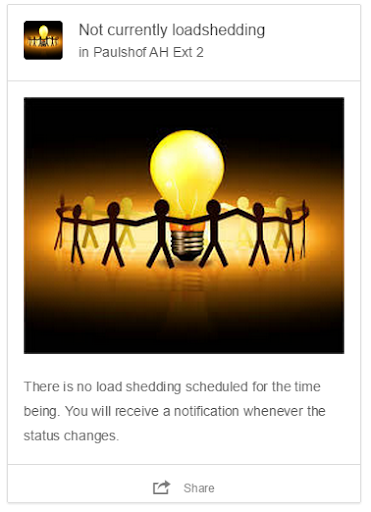 Load Shedding Schedules SA