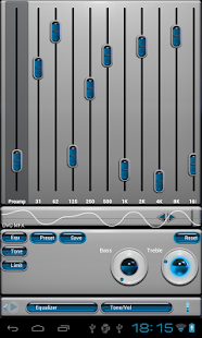 Free Download poweramp skin lightblue 3d APK for Android