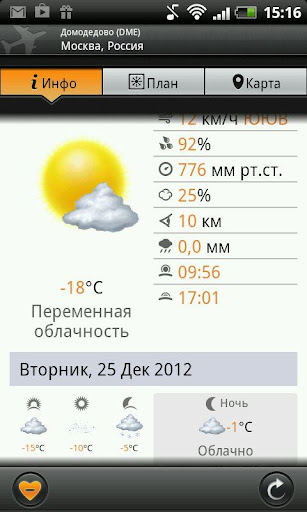 Прогноз погоды