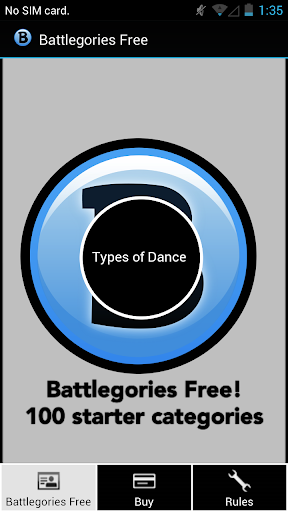 Battlegories Categories - Free