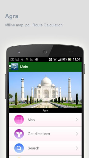 Agra Map offline