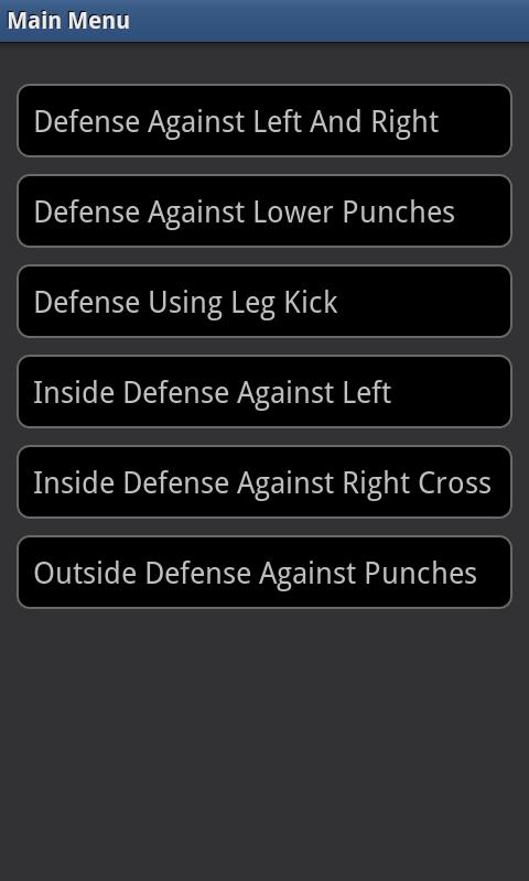 Krav Maga- Strikes Screen 1