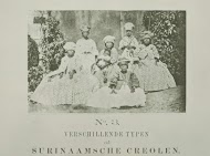 Suriname women at the Colonial Exhibition in Amsterdam