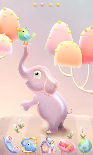 Elephant GO Launcher Theme