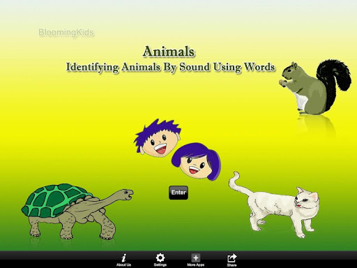 Identifying Animals Words