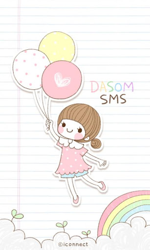 Dasom Happy SMS Theme