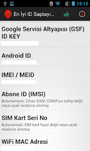 En İyi ID Saptayıcı Screenshots 0