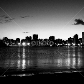 Vitória in black white by Francisco Andrade - City,  Street & Park Street Scenes