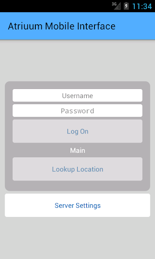 Atriuum Mobile Interface