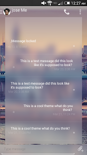 Free EvolveSMS Theme - CityScape APK for Android