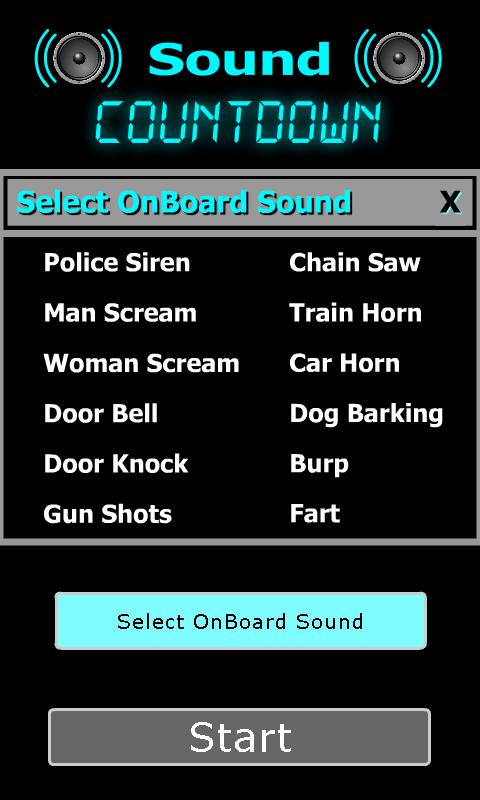 Sound Countdown Timer Screen 3