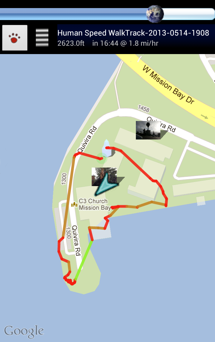 GPS Map Screen 3