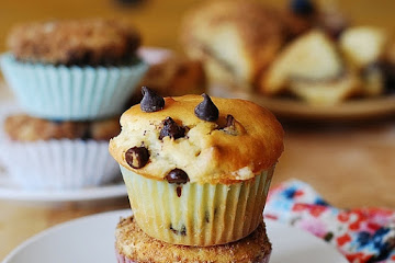 Greek yogurt chocolate chip muffins