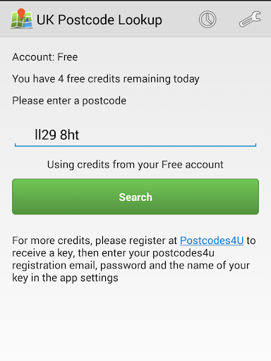 【免費工具App】UK Postcode Lookup-APP點子
