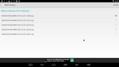 XBMC True Backup poster 10