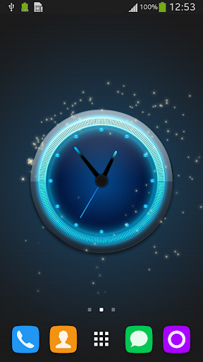 Luminous Clock Live Wallpaper