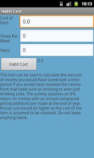 Habit Cost Screenshots 0
