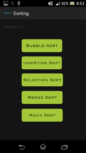 Sorting in Data Structures