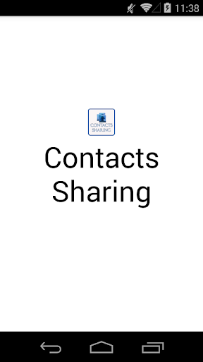 Contacts Sharing