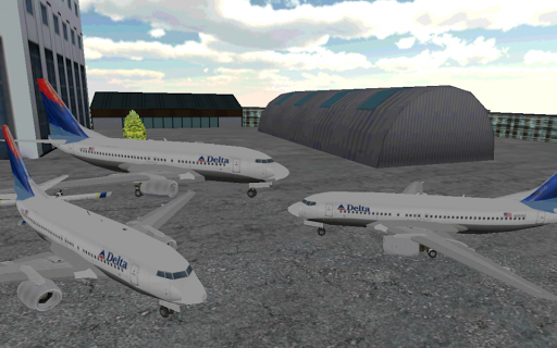 机场3D飞机停泊